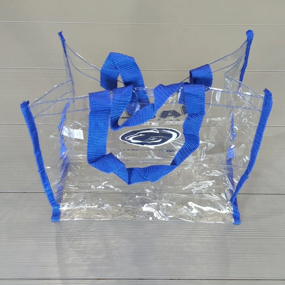 NWOT Penn State PSU Nittany Lions Clear Blue Gameday Tote Bag 12
